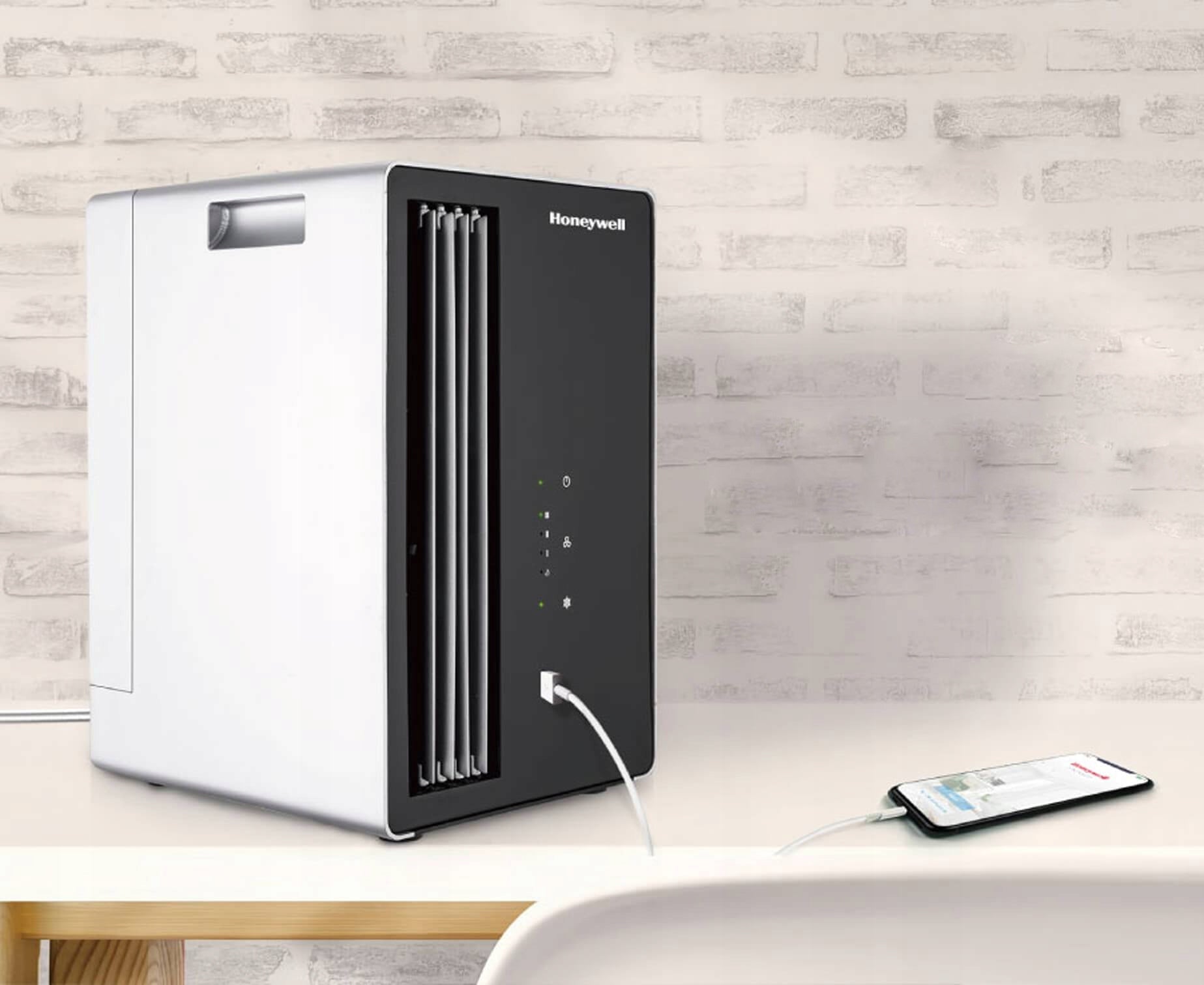 EVAPORATIVE AIR CONDITIONER DESK FAN HUMIDIFIER HONEYWELL ZETA WHITE Airflow 175 m³/h