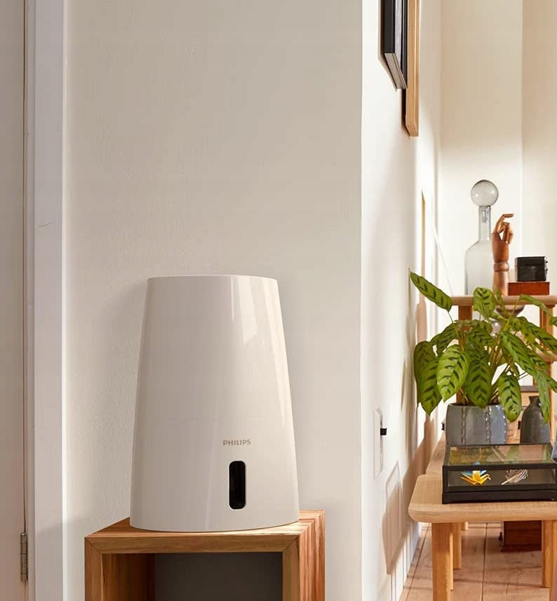 EVAPORATIVE HUMIDIFIER PHILIPS HU3916/10 25W 3L WHITE NANOCLOUD UP TO 45 M2 Dominant color white