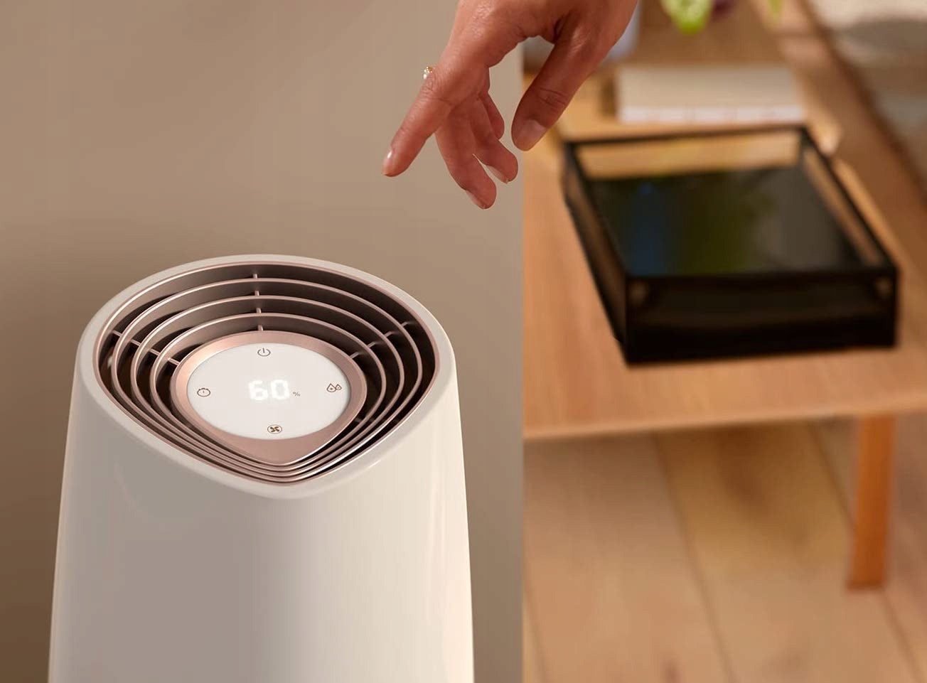 EVAPORATIVE HUMIDIFIER PHILIPS HU3916/10 25W 3L WHITE NANOCLOUD UP TO 45 M2 Model HU3916/10R1
