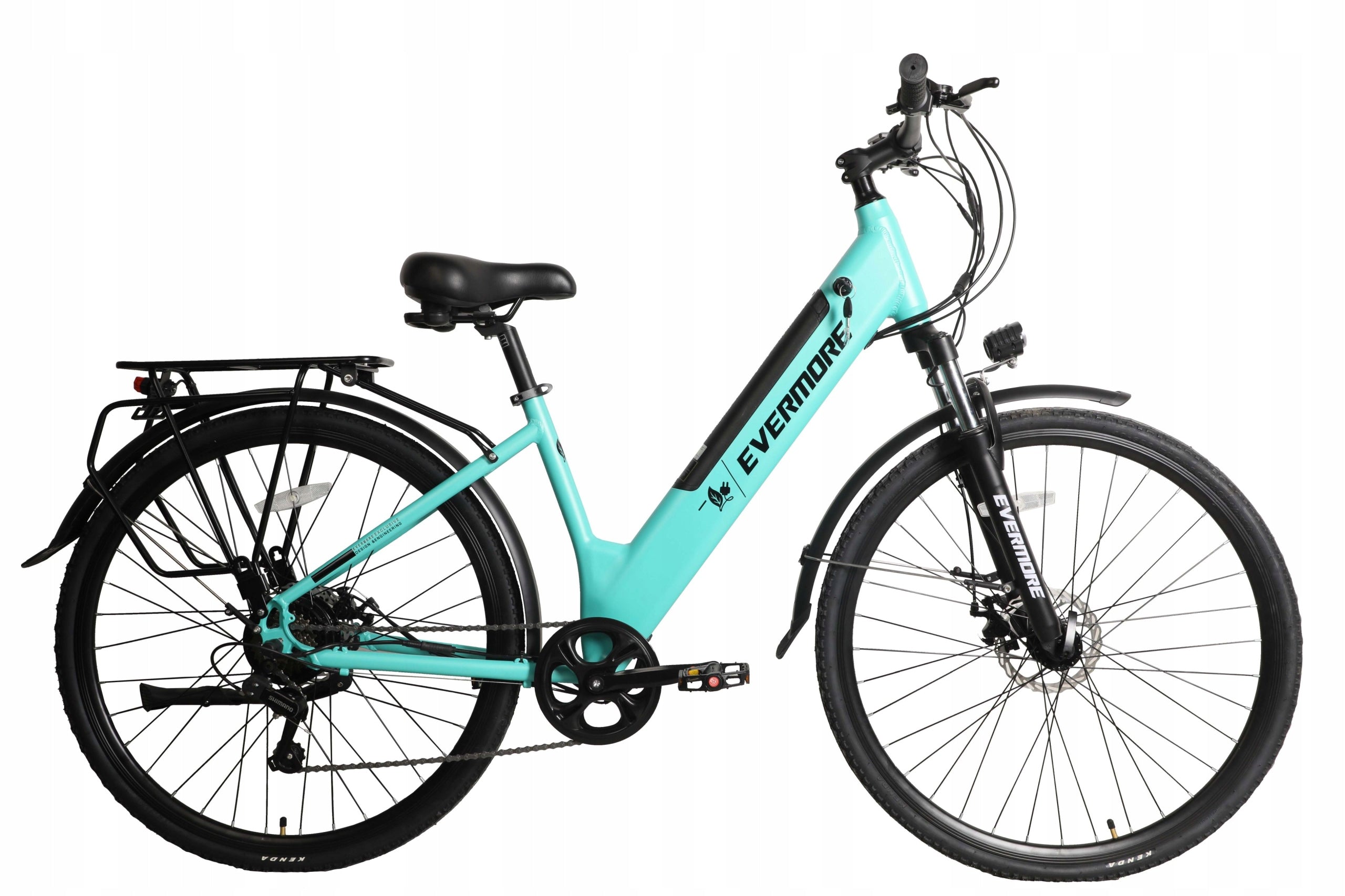 EVERMORE City electric bike 28'' 250W POLISH MANUFACTURER TURQUOISE