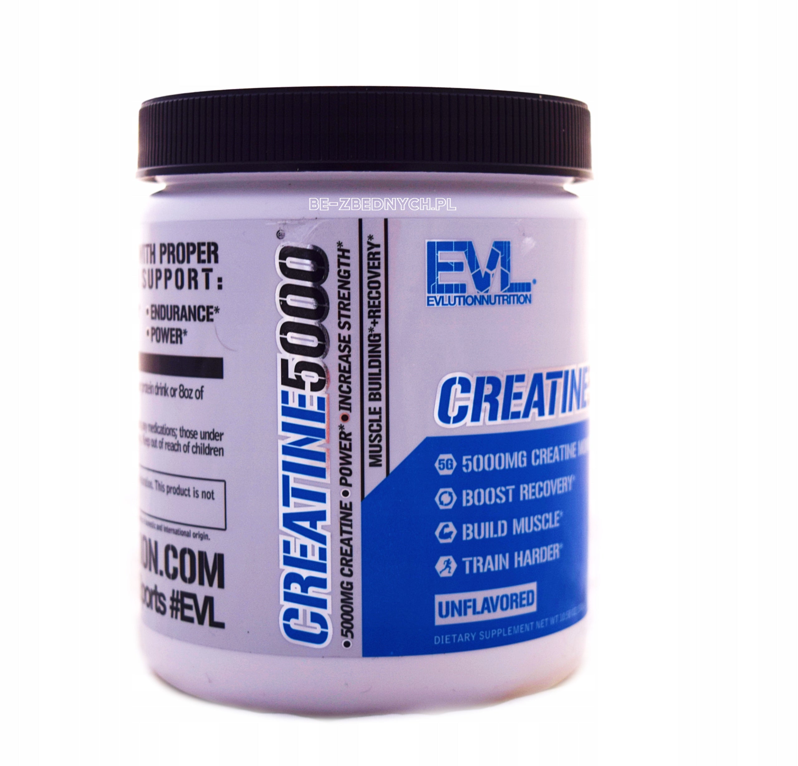 EVL Evlution Creatine 5000 300g MONOHYDRATE ULTRA PURE VEGAN MUSCLE BUILDER Expiration date at least 1 month from the date of purchase