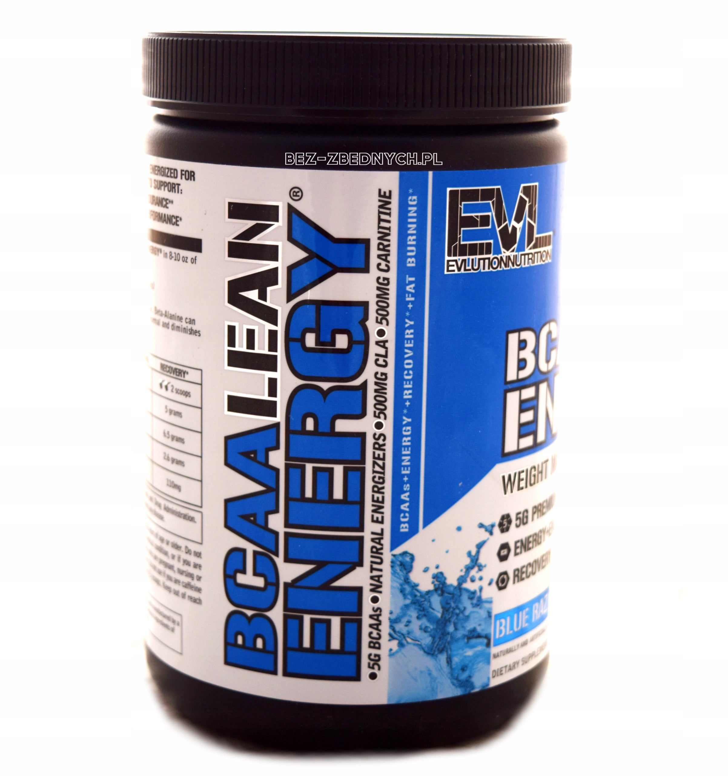 EVL Evlution Nutrition Lean BCAA Energy 303g AMINO CARNITINE BLUE ONCE Expiration date at least 1 month from the date of purchase