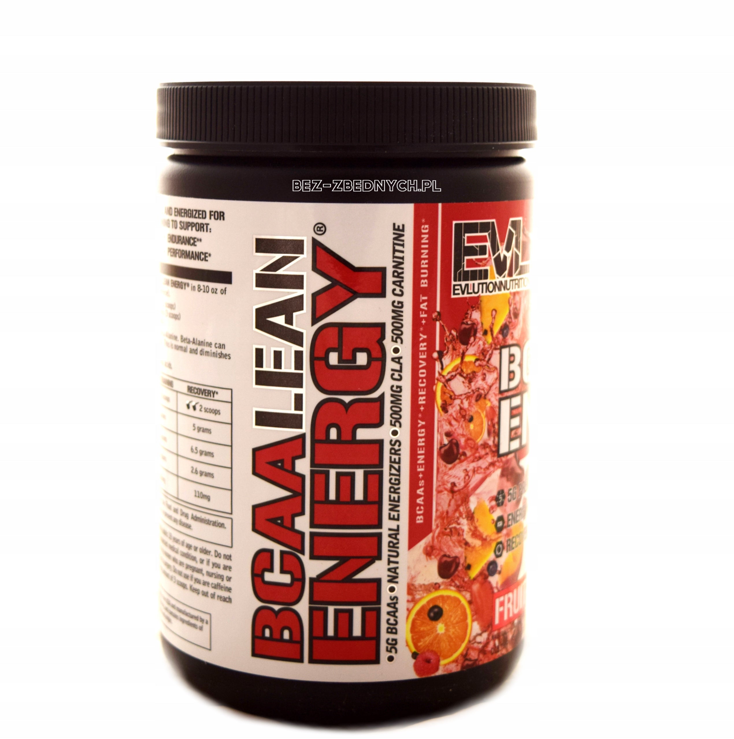 EVL Evlution Nutrition Lean BCAA Energy 327g AMINO CARNITINE FRUIT PUNCH Expiration date at least 1 month from the date of purchase