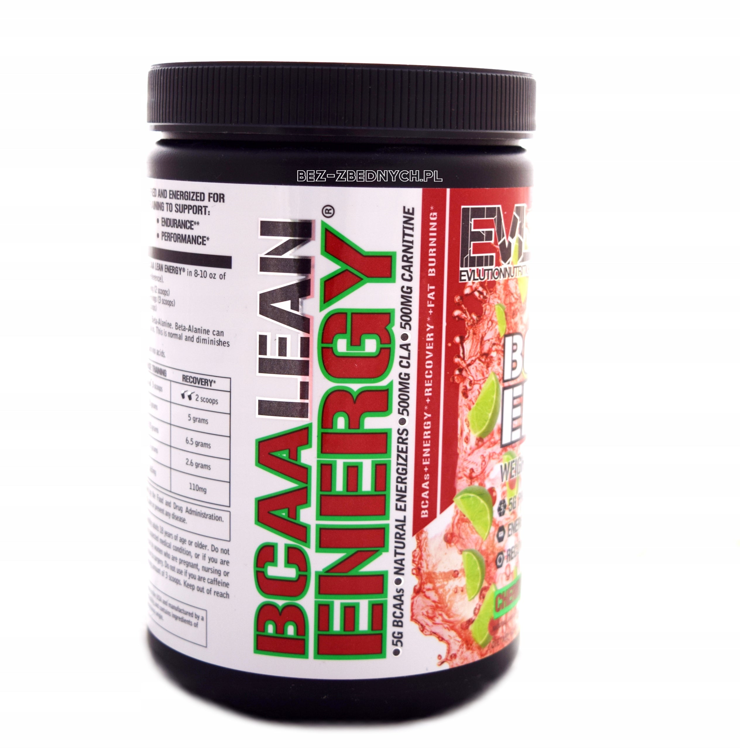 EVLution Nutrition Lean BCAA Energy 321g Pre-Workout Amino Fat Burner