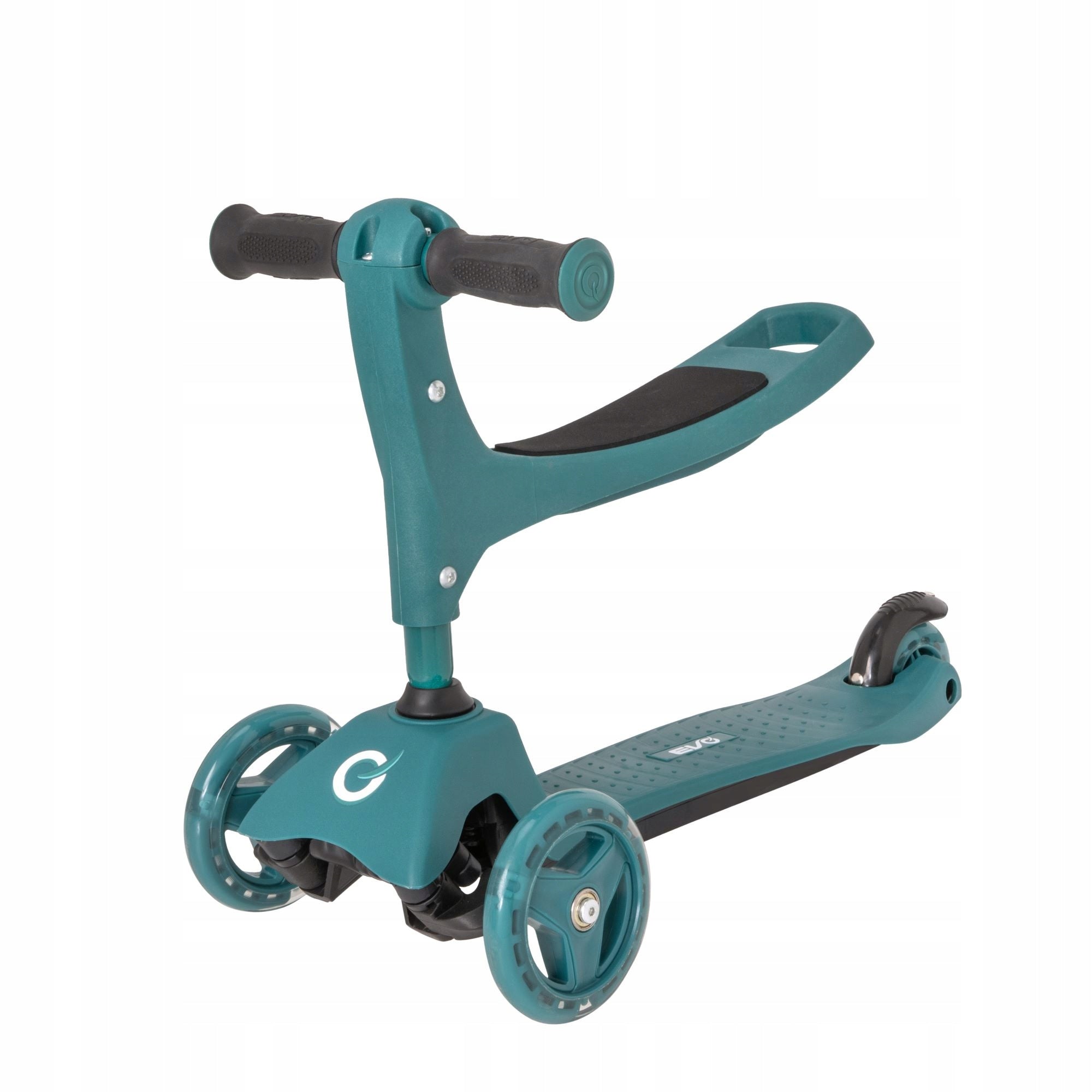 EVO ADJUSTABLE THREE-WHEELED SCOOTER RIDE-ON FOR CHILDREN 2IN1