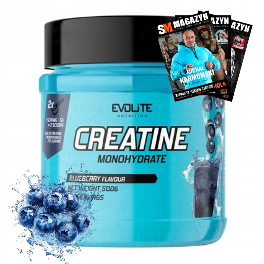 EVOLITE CREATINE MONOHYDRATE 500 g MONOHYDRATE ENERGY STIMULATION STRENGTH