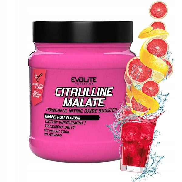 EVOLITE Citrulline Malate 300g Citrulline Pump Regeneration Arginine Nitrogen
