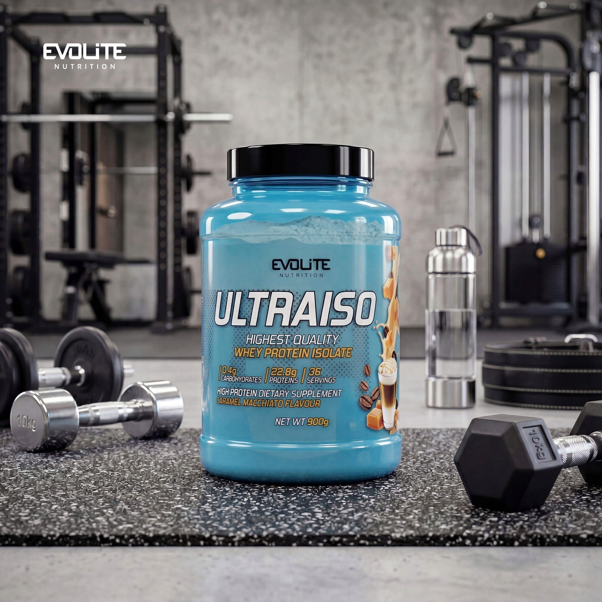 EVOLITE ULTRAISO 900 ISOLATE No Additives WPI WHEY ISOLATE WPI90 Caramel Expiration date at least 1 year from the date of purchase