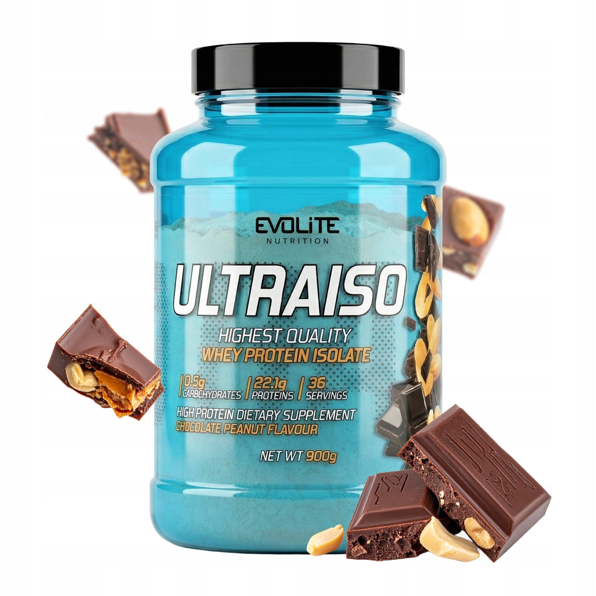 EVOLITE ULTRAISO 900g ISOLATE No Additives WHEY ISOLATE WPI90 Weight Loss
