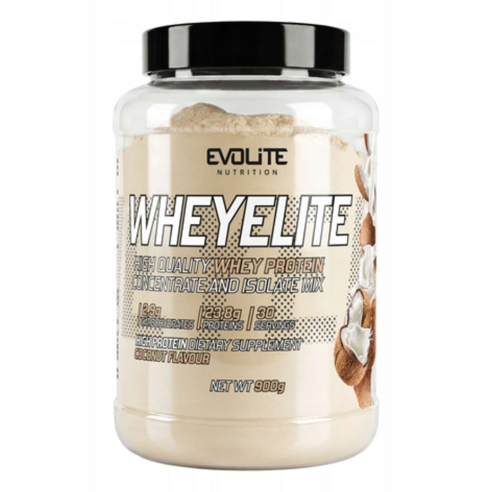 EVOLITE WHEYELITE 900g HIGH PROTEIN CONDITIONER WHEY PROTEIN CONCENTRATE Expiration date at least six months from the date of purchase