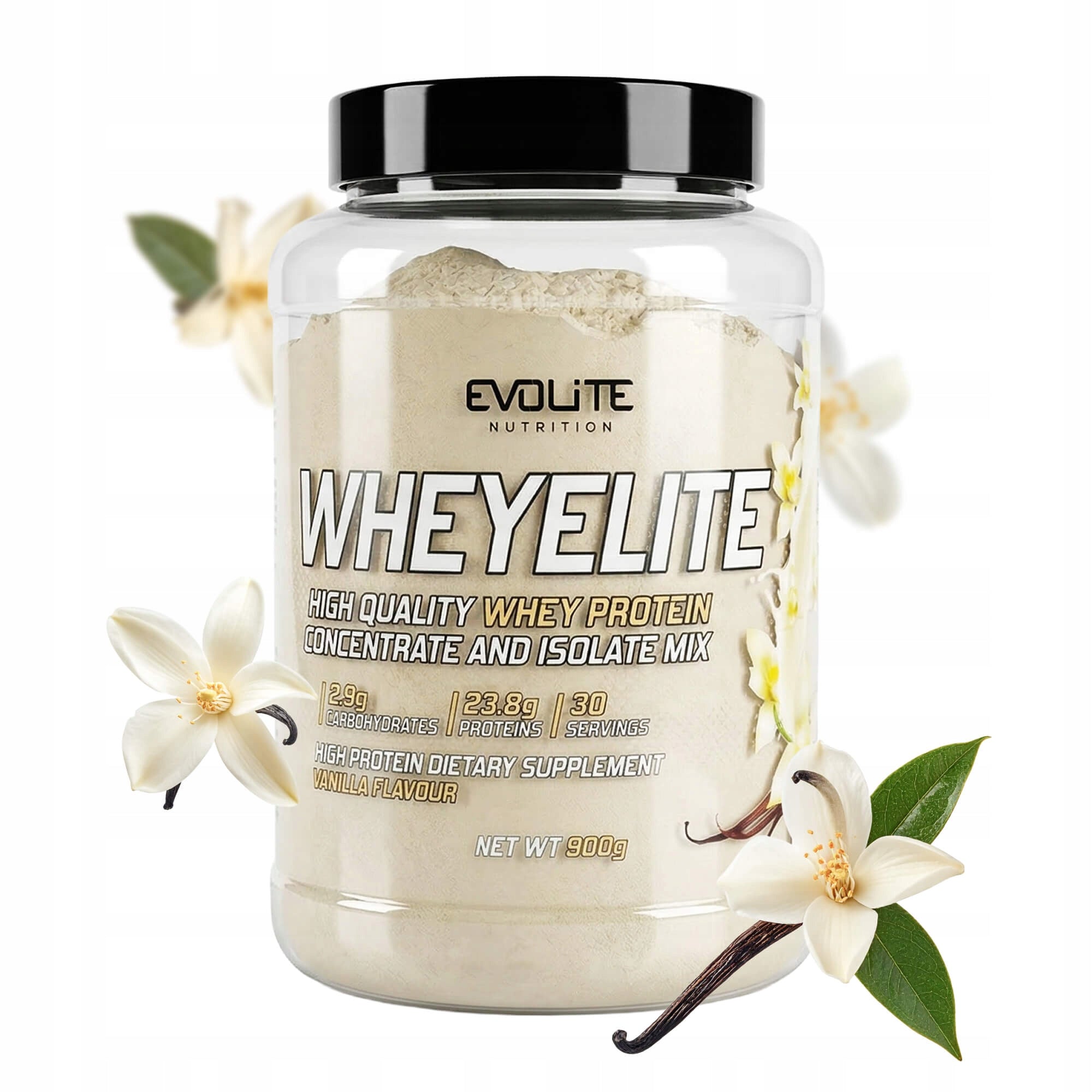 EVOLITE WHEYELITE 900g No Additives Simple Composition PROTEIN WPC MIX WPI