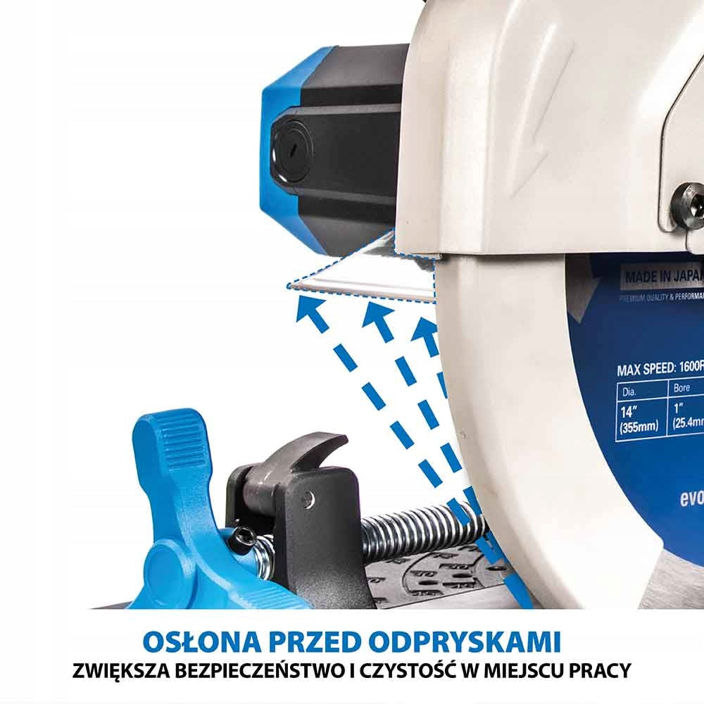 EVOLUTION S355CPS circular saw for metal 355mm + work table Brand Evolution