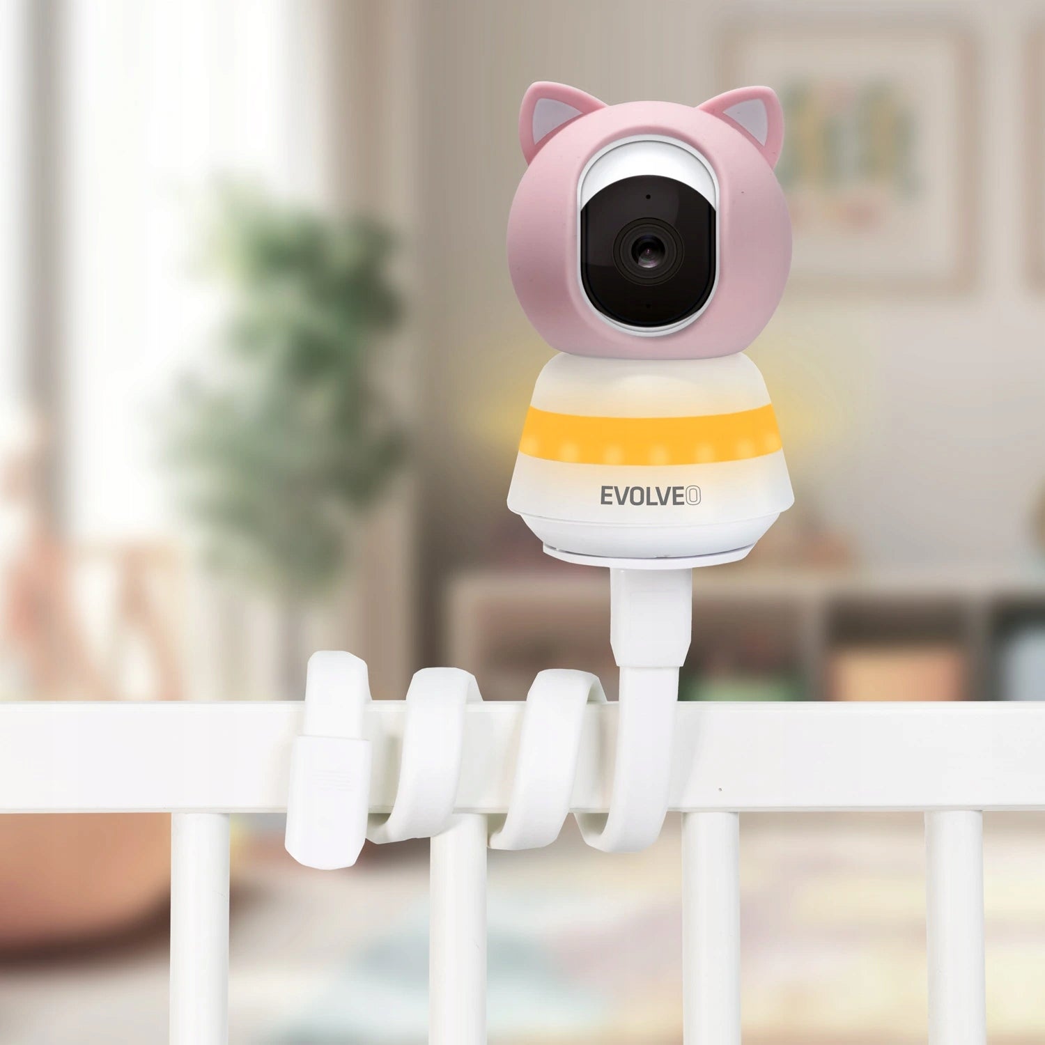 EVOLVEO Baby Monitor N5 - Set videochůvičky s 360° dohledem a ukolébavkami Brand Evolveo