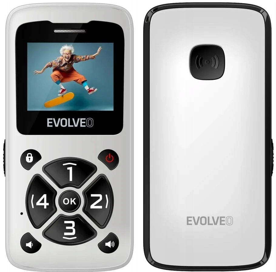 EVOLVEO EasyPhone ID bílý