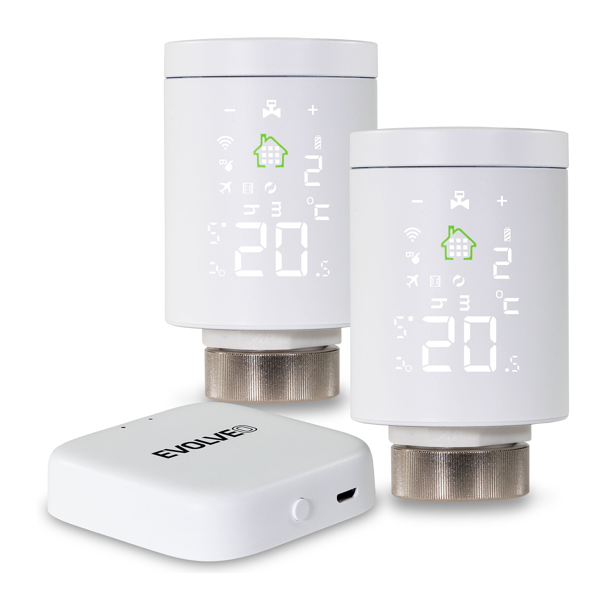 EVOLVEO Heat M30v2 Starter Pack, 2× chytrá termost