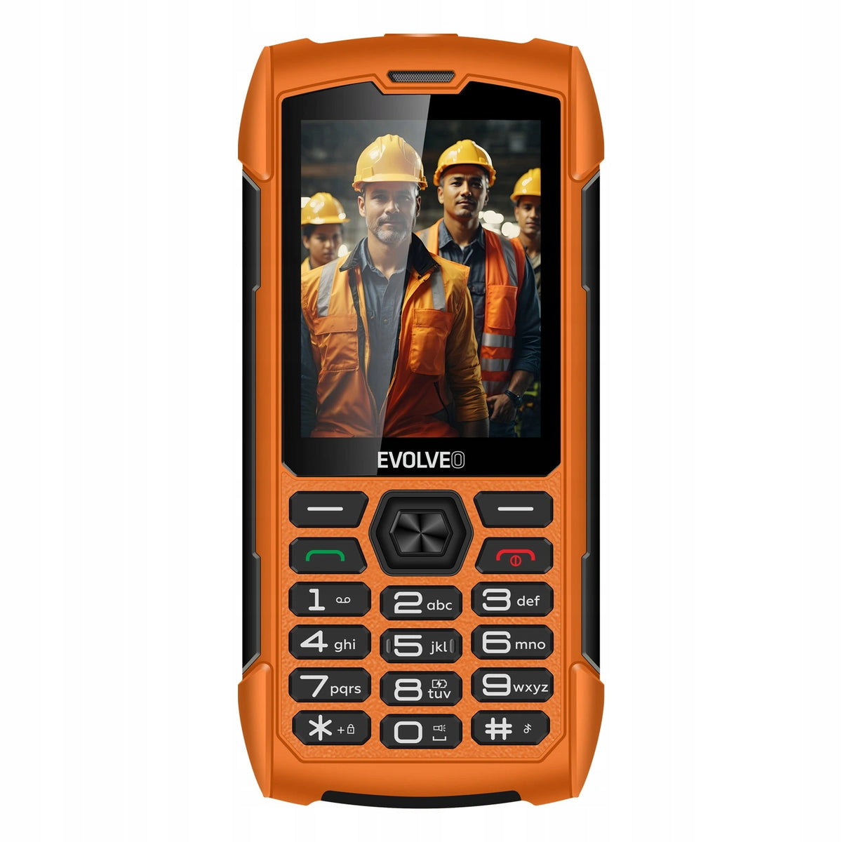 EVOLVEO StrongPhone H1, waterproof and durable Dual SIM phone, pomarańc Brand Evolveo