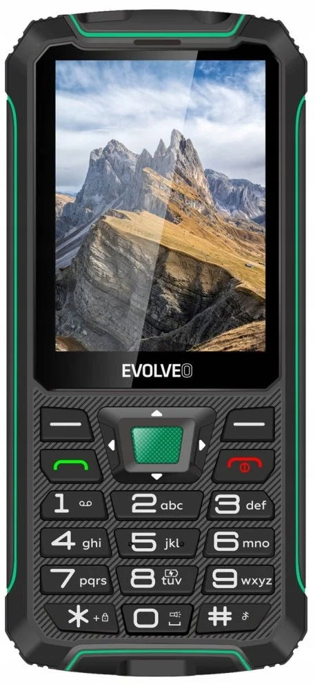 EVOLVEO StrongPhone W4 černo-zelený