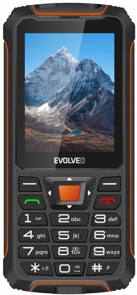 EVOLVEO StrongPhone Z6 černo-oranžový