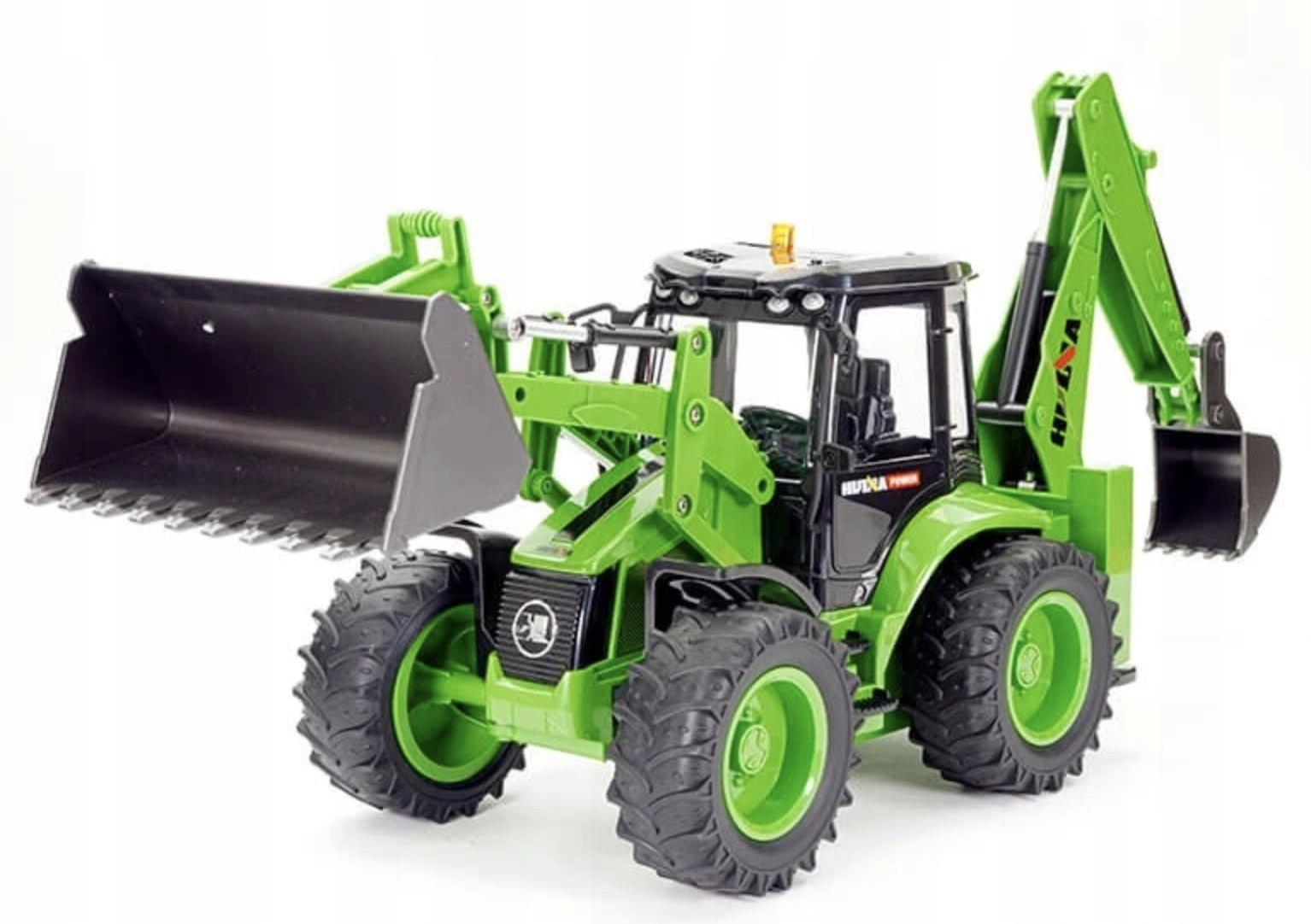 EXCAVATOR-LOADER RC HUINA 1579 CONSTRUCTION VEHICLE REMOTE CONTROLLED TOY