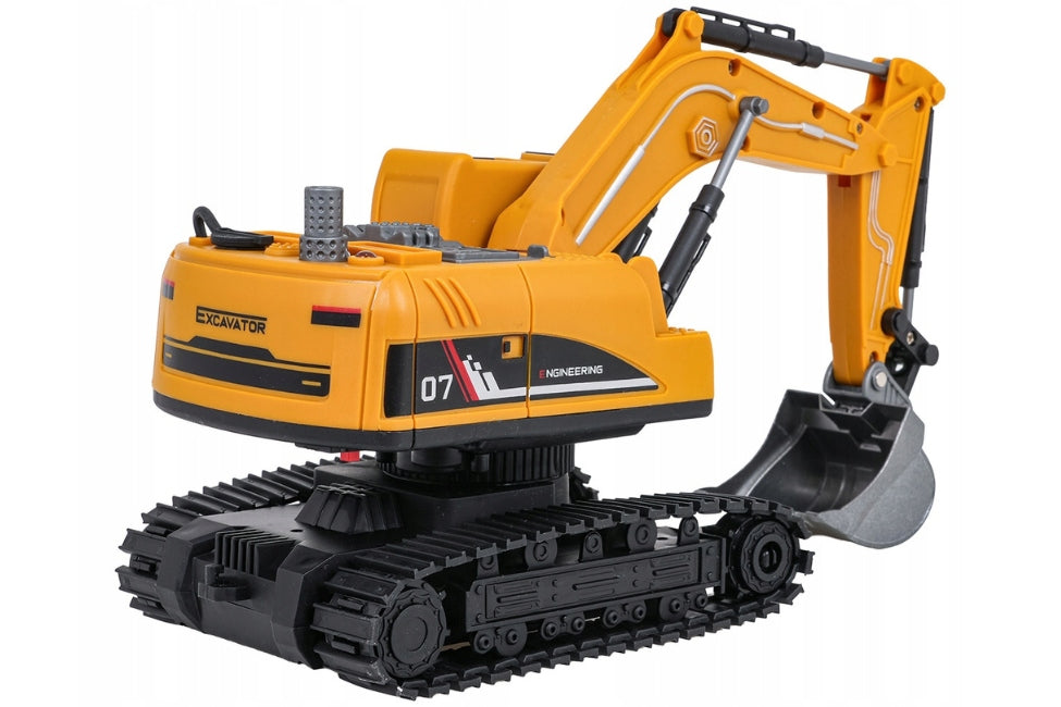 EXCAVATOR REMOTE CONTROLLED BULLDOZER TRACTOR CAR FOR REMOTE CONTROL with smoke function Manufacturer code KOPARKA ZDALNIE STEROWANA SPYCHACZ TRAKTOR