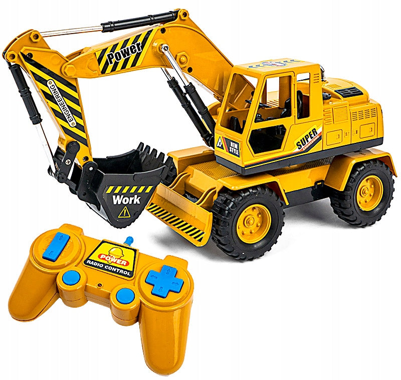 EXCAVATOR REMOTE CONTROLLED LARGE RC BULLDOZER + REMOTE CONTROL 2.4ghz SET FOR KIDS