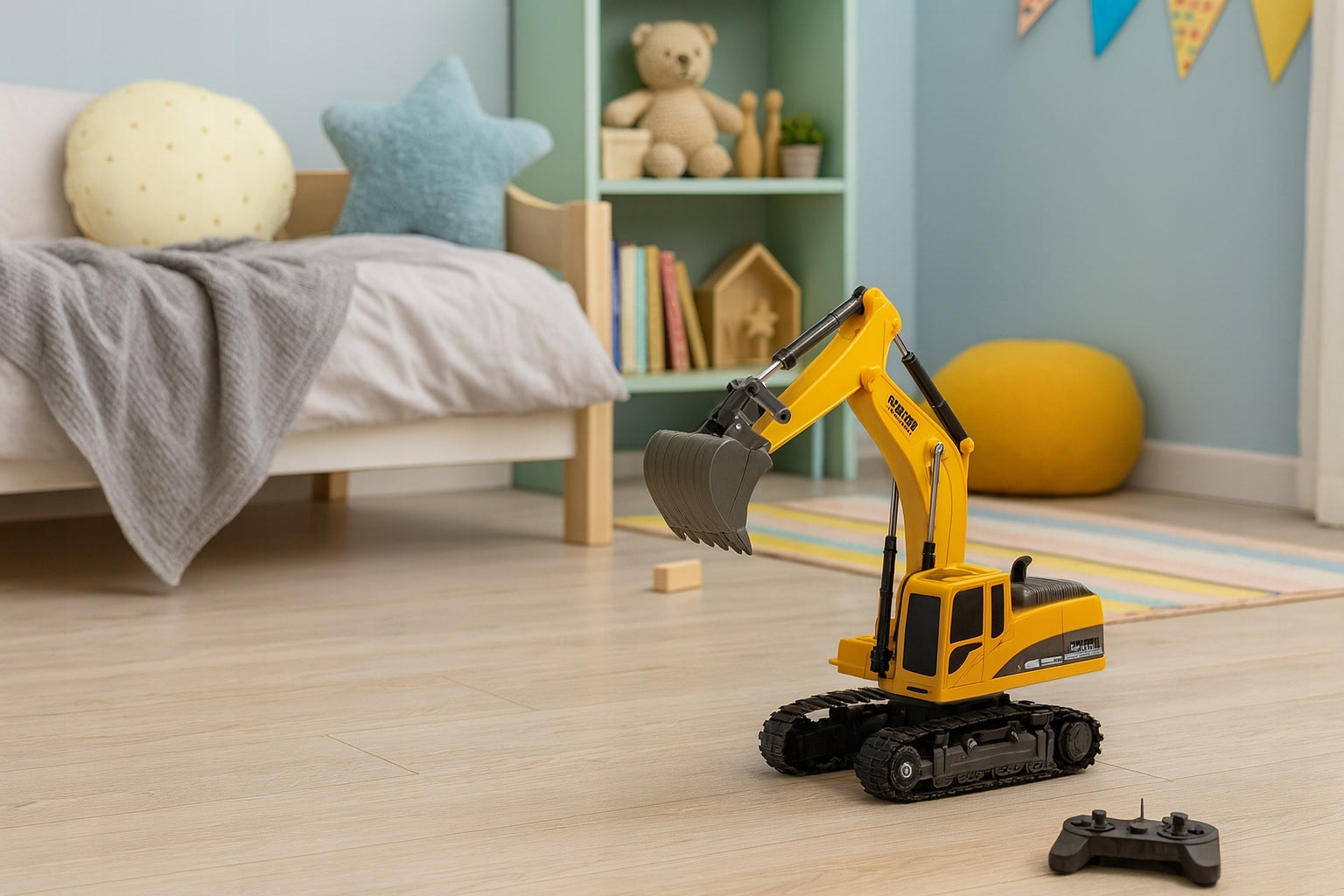 EXCAVATOR REMOTE CONTROLLED SOUND EFFECTS REMOTE CONTROL GIFT FOR CHILD'S DAY Brand no brand