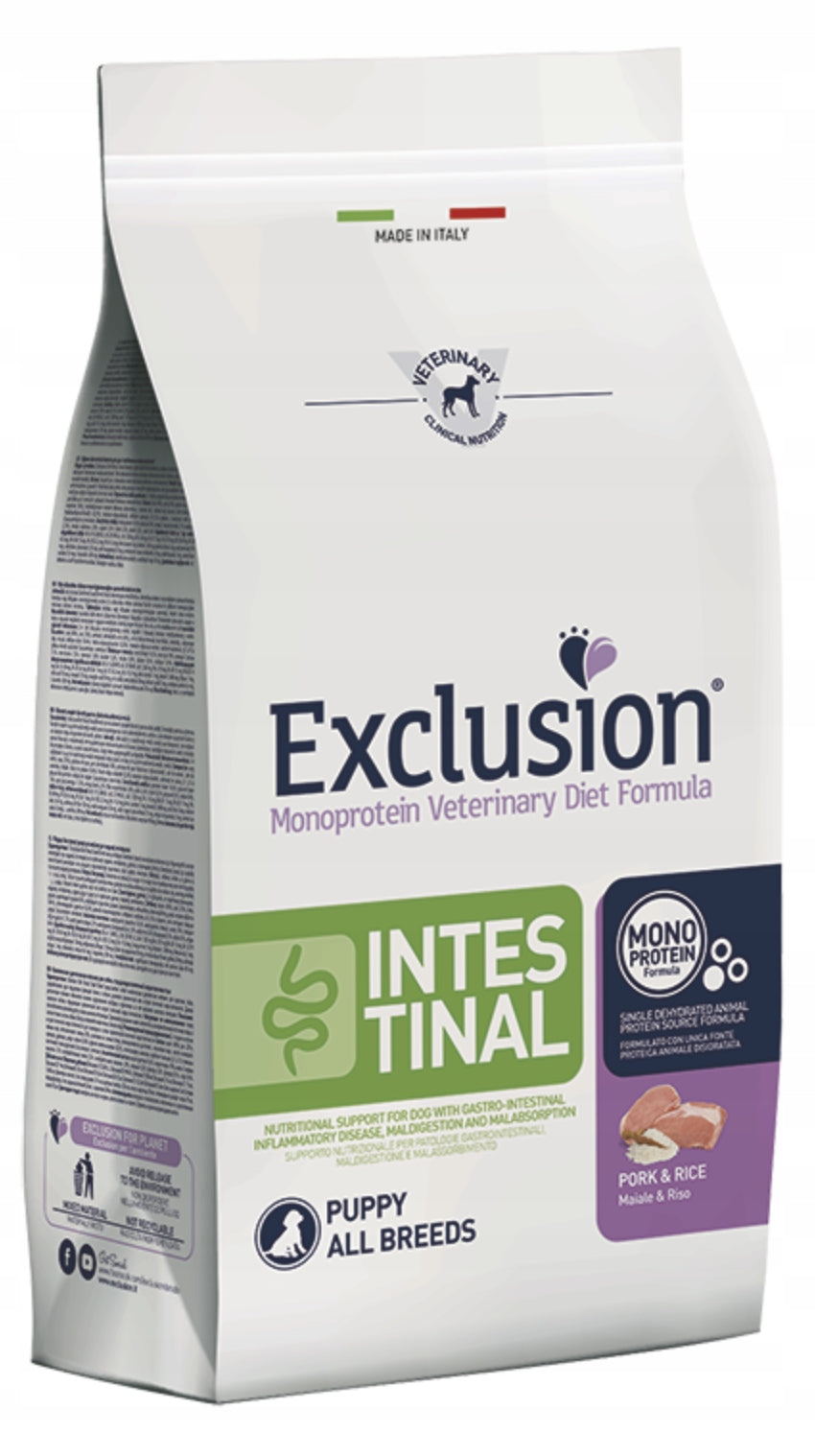 EXCLUSION INTESTINAL PUPPY PORK & RICE 2 KG