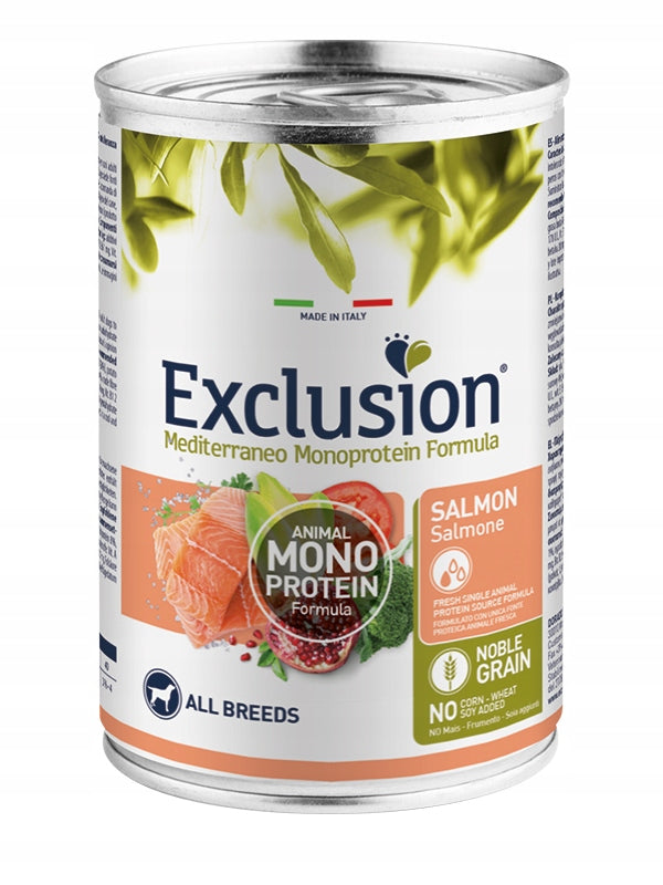 EXCLUSION MEDITERRANEO DOG ADULT SALMON 0.4 KG