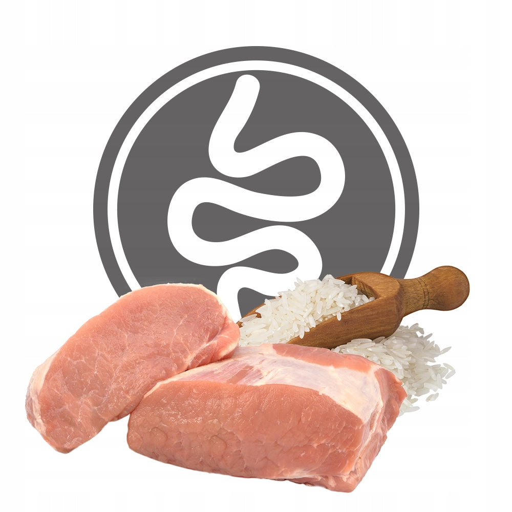 EXCLUSION for puppy Intestinal pork and rice 200g Packaging status original
