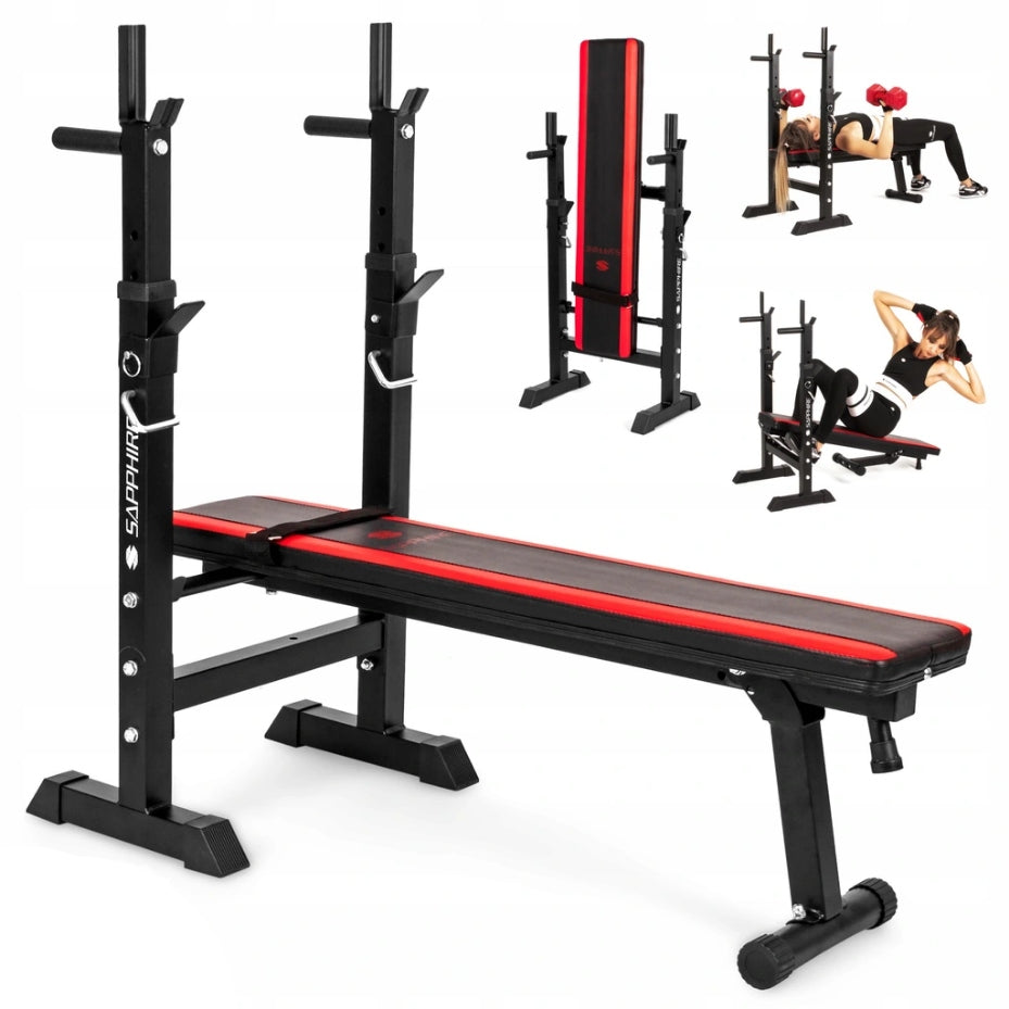 EXERCISE BENCH SIMPLE TRAINING WITH STANDS Slant FOLDING SAPPHIRE