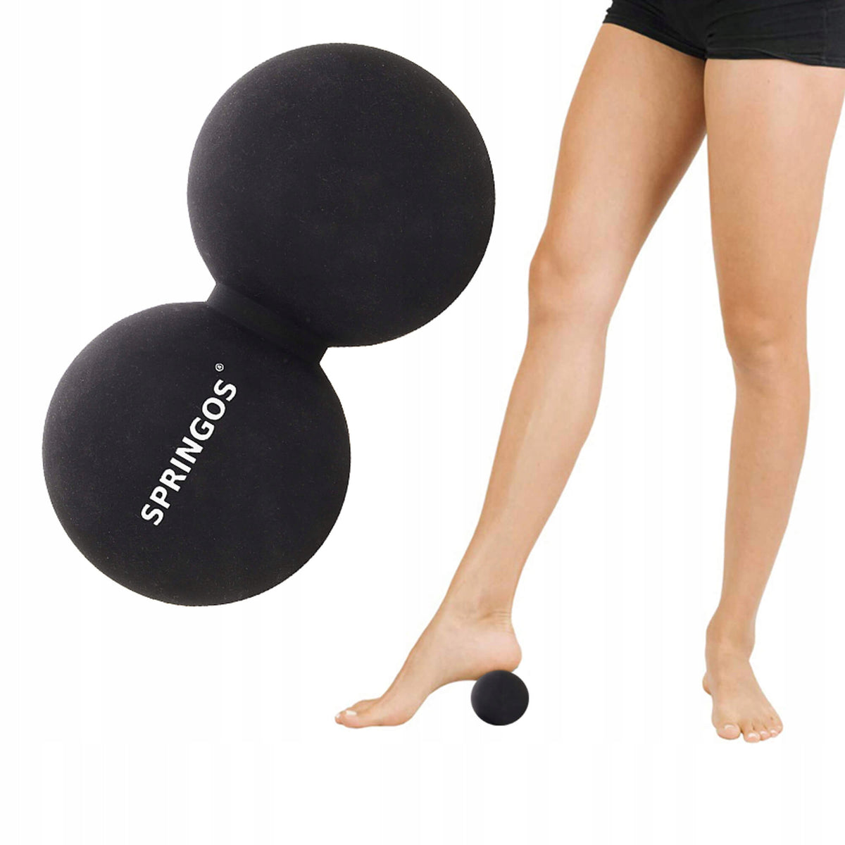 EXERCISE MASSAGE BALL MASSAGER LACROSSE BALL DOUBLE CROSSFIT ROLLER