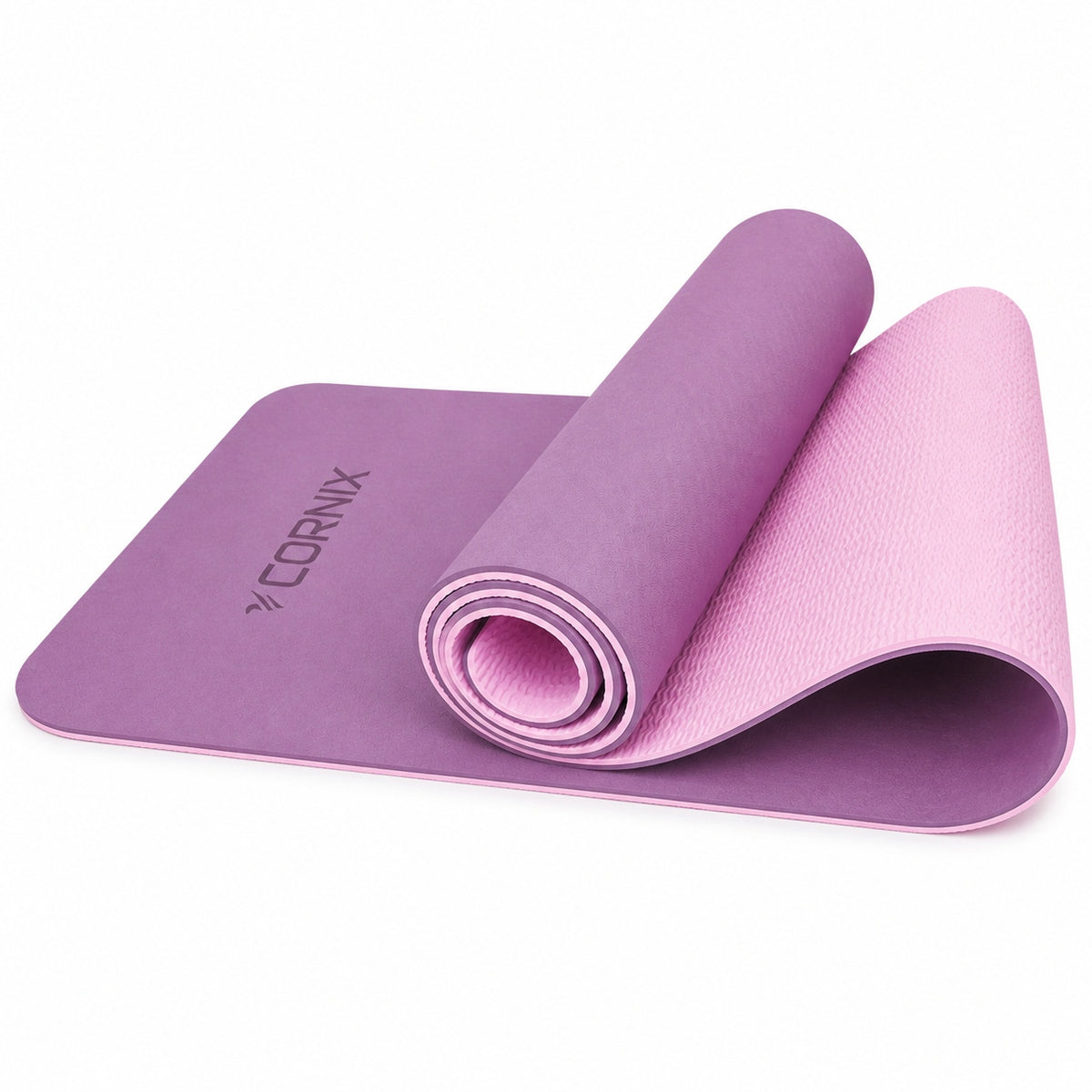 EXERCISE MAT CORNIX TPE 6mm NON-SLIP + FITNESS YOGA COVER Packaging status original