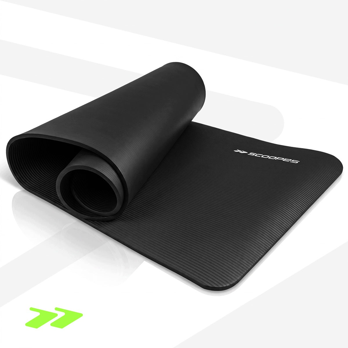 EXERCISE MAT THICK NON-SLIP YOGA FITNESS NBR SOFT LARGE 183x61 CM Packaging status original