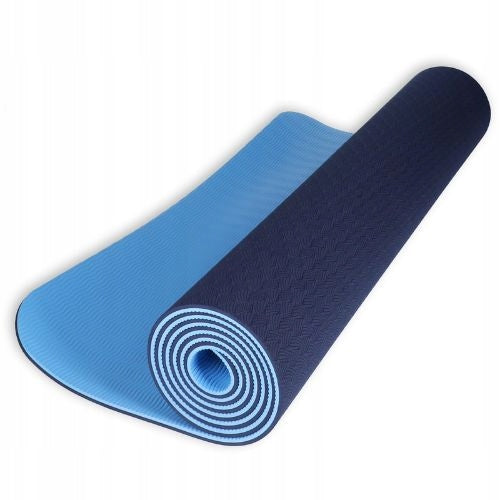 EXERCISE MAT WITH BAG COLOR BLUE-BLUE PILATES YOGA MAT Manufacturer code 785264
