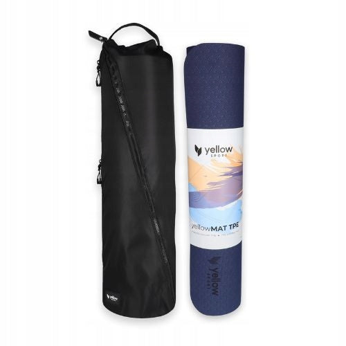 EXERCISE MAT WITH BAG COLOR BLUE-BLUE PILATES YOGA MAT
