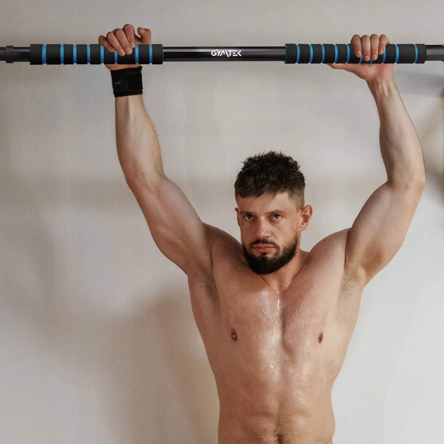 EXERCISE PULL-UP BAR ADJUSTABLE FOR EXPANSION DOOR 63-100CM GYMTEK Installation method door frame