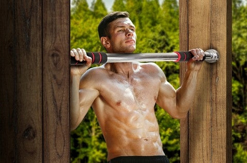 EXERCISE PULL-UP BAR WALL MOUNTED FOLDING ADJUSTABLE DOOR Model Drążek podciągania