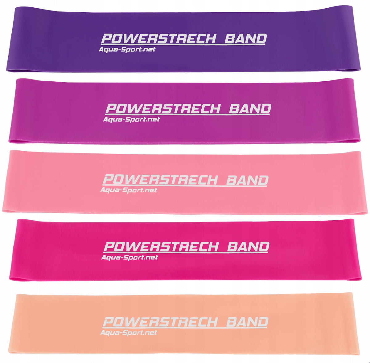 EXERCISE RUBBER MINI BAND FITNESS TAPE TUBING Color pink