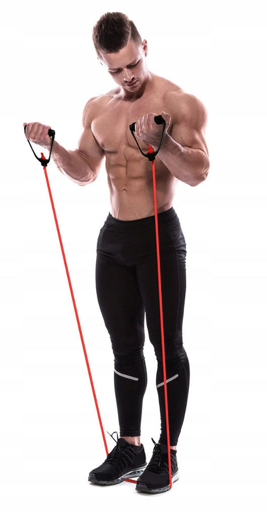 EXERCISE RUBBER RESISTANCE TRAINING BANDS DURABLE STRONG 5 DIFFERENT LOADS Manufacturer code GUMY gymFITWORKOUT x5
