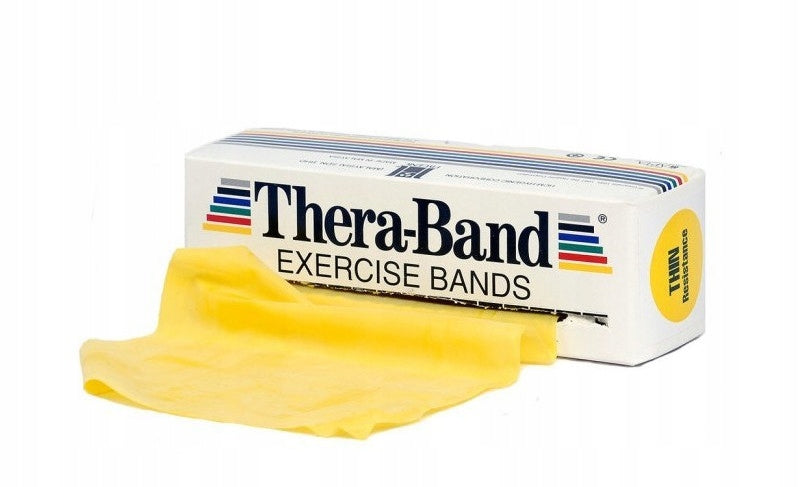 EXERCISE TAPE RUBBER YELLOW THERA BAND 1,5m