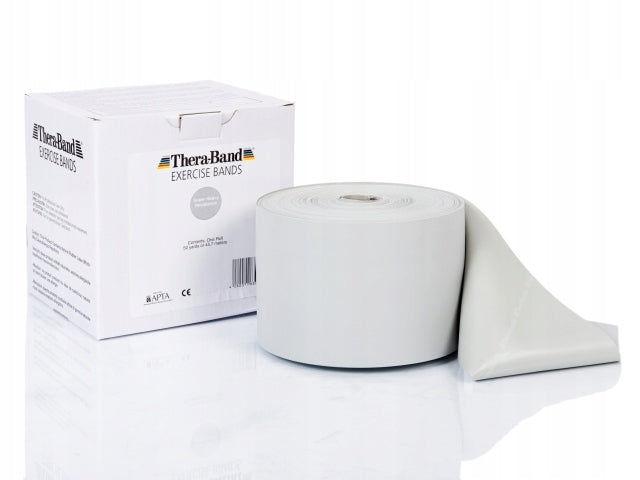 EXERCISE TAPE THERABAND RUBBER SILVER 1,5M