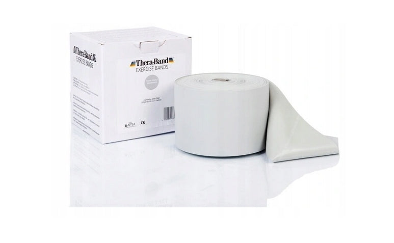 EXERCISE TAPE THERABAND RUBBER SILVER 45,5M