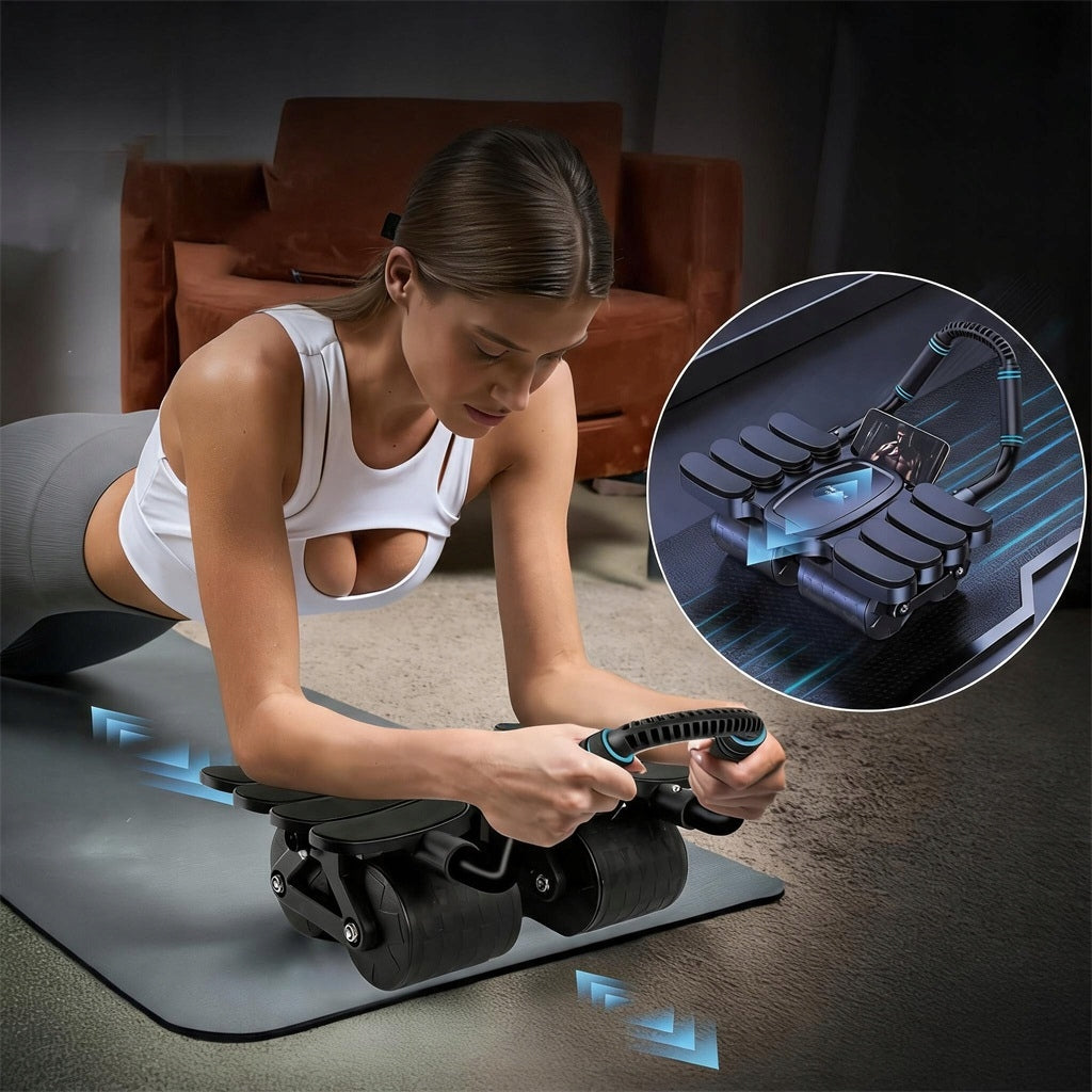 EXERCISE WHEEL ROLLER TRAINER STABLE NON-SLIP FOR EXERCISE AT HOME Packaging status original