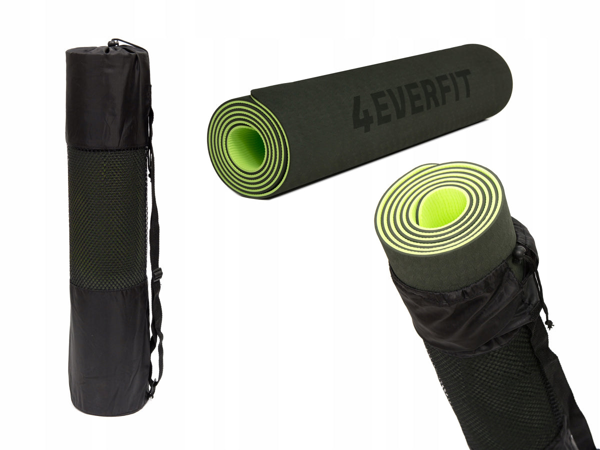 EXERCISE YOGA MAT GYMNASTIC TPE NON-SLIP PILATES COVER