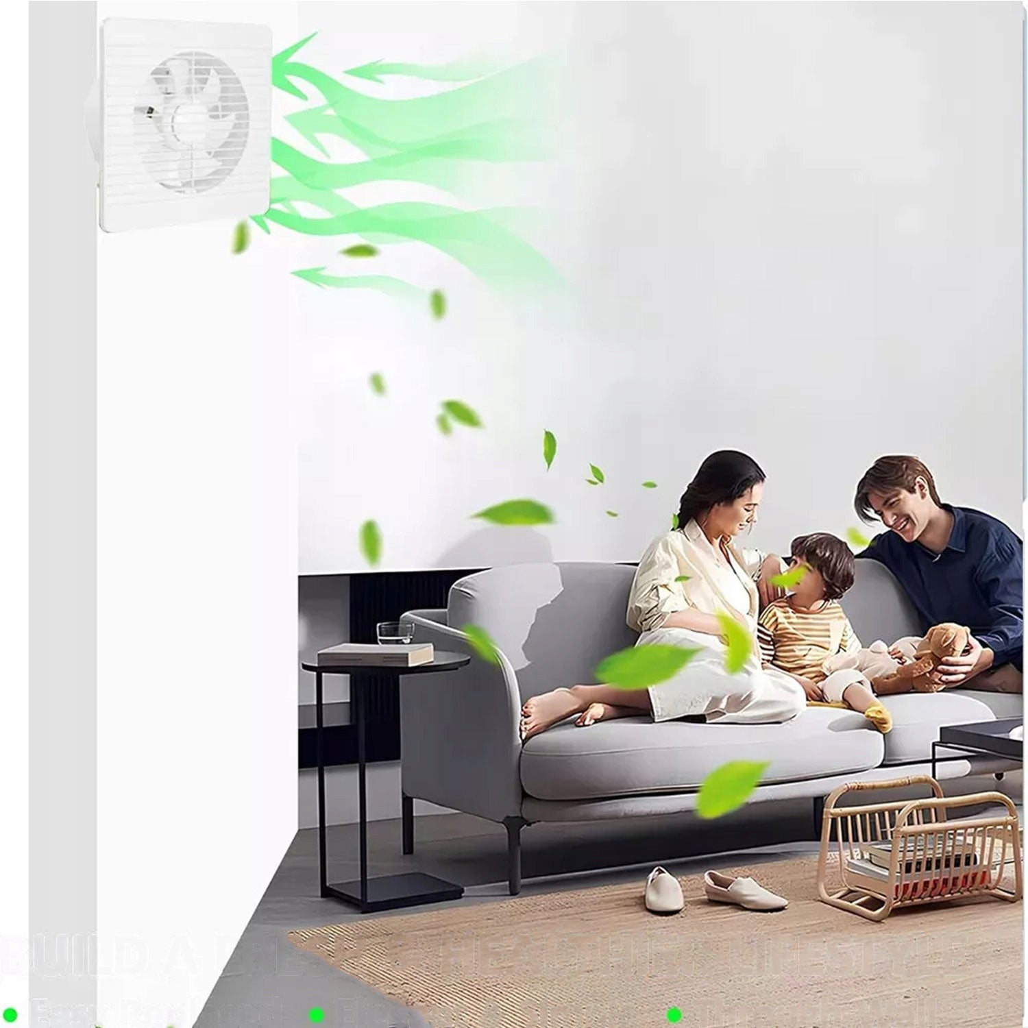 EXHAUST FAN 150MM WALL INDUSTRIAL QUIET OPERATION FOR KITCHEN, TOILET Packaging status original