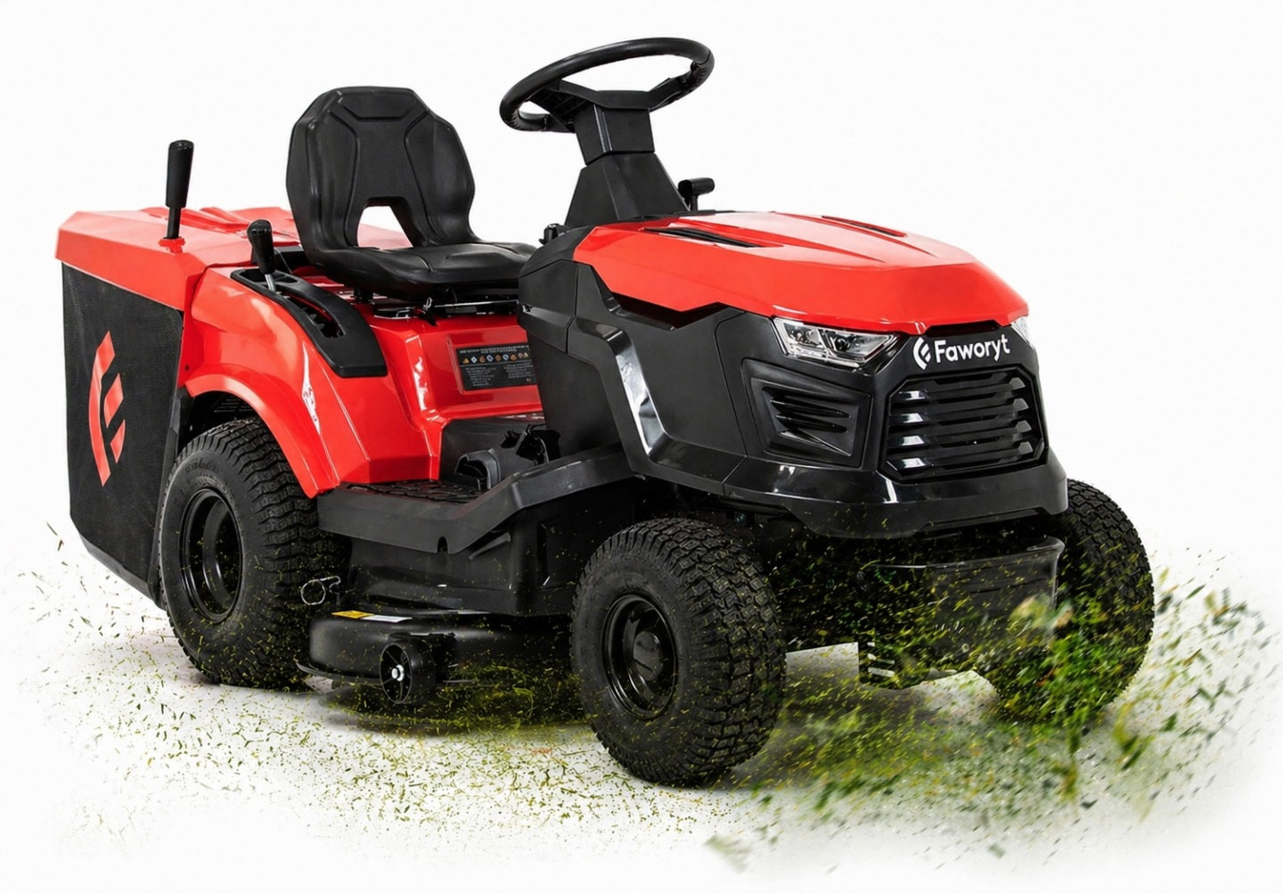 EXHAUST GARDEN TRACTOR WITH BASKET LONCIN 635cm³ 18,5KM 2 cylinders 98cm Brand Faworyt