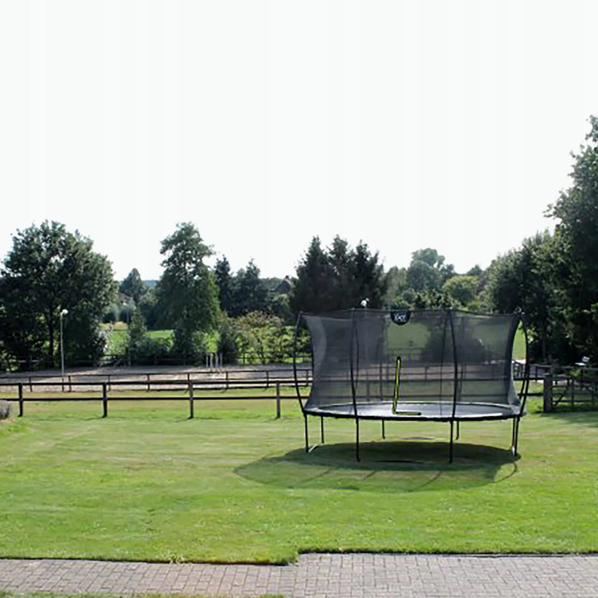 EXIT Silhouette garden trampoline 342 cm, black Max. weight load 100 kg