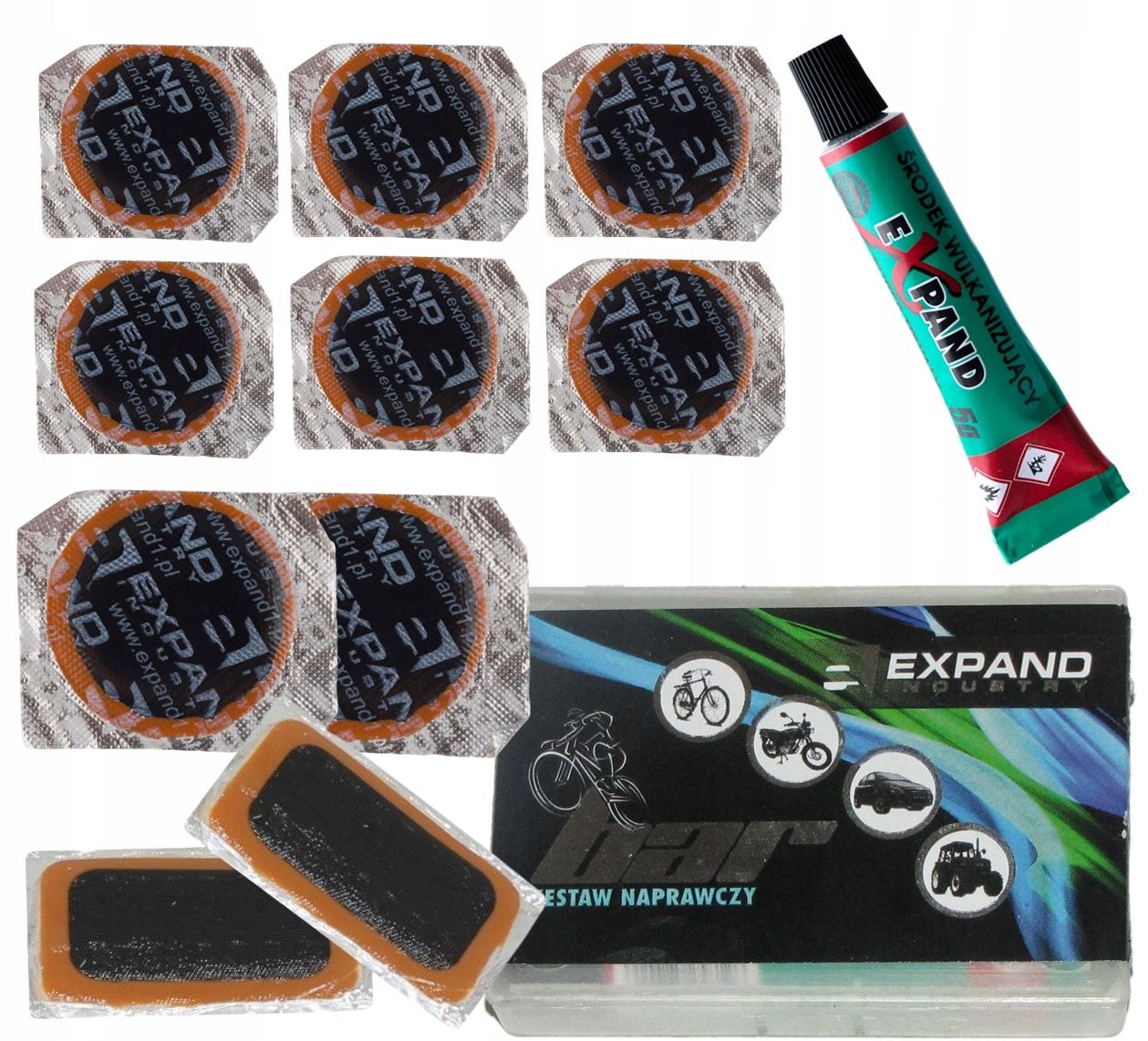 EXPAND BAR Bike/Motor/Car Patch Set 12