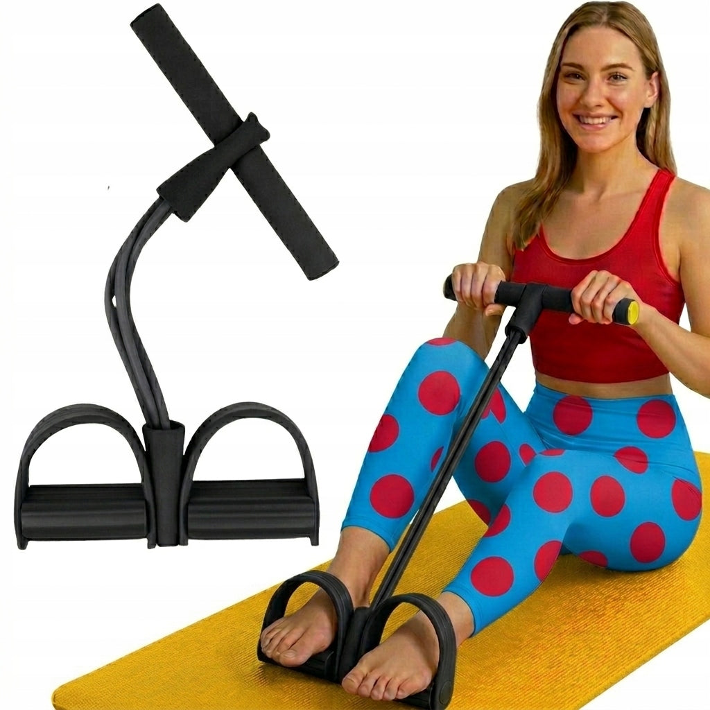 EXPANDER ABDOMINAL EXERCISE RUBBER STRETCHING RESISTANCE TAPE FITNES + FREEBIE Packaging status original