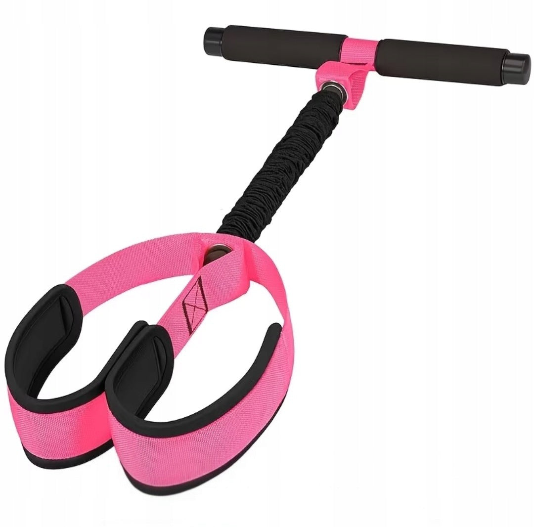EXPANDER PEDAL RESISTANCE RUBBER WITH HANDLES EXERCISE BELLY LEGS ARMS Manufacturer code TAŚMA OPOROWA OBSŁUGIWANA NOGĄ Z UCHWYTEM-RÓŻ